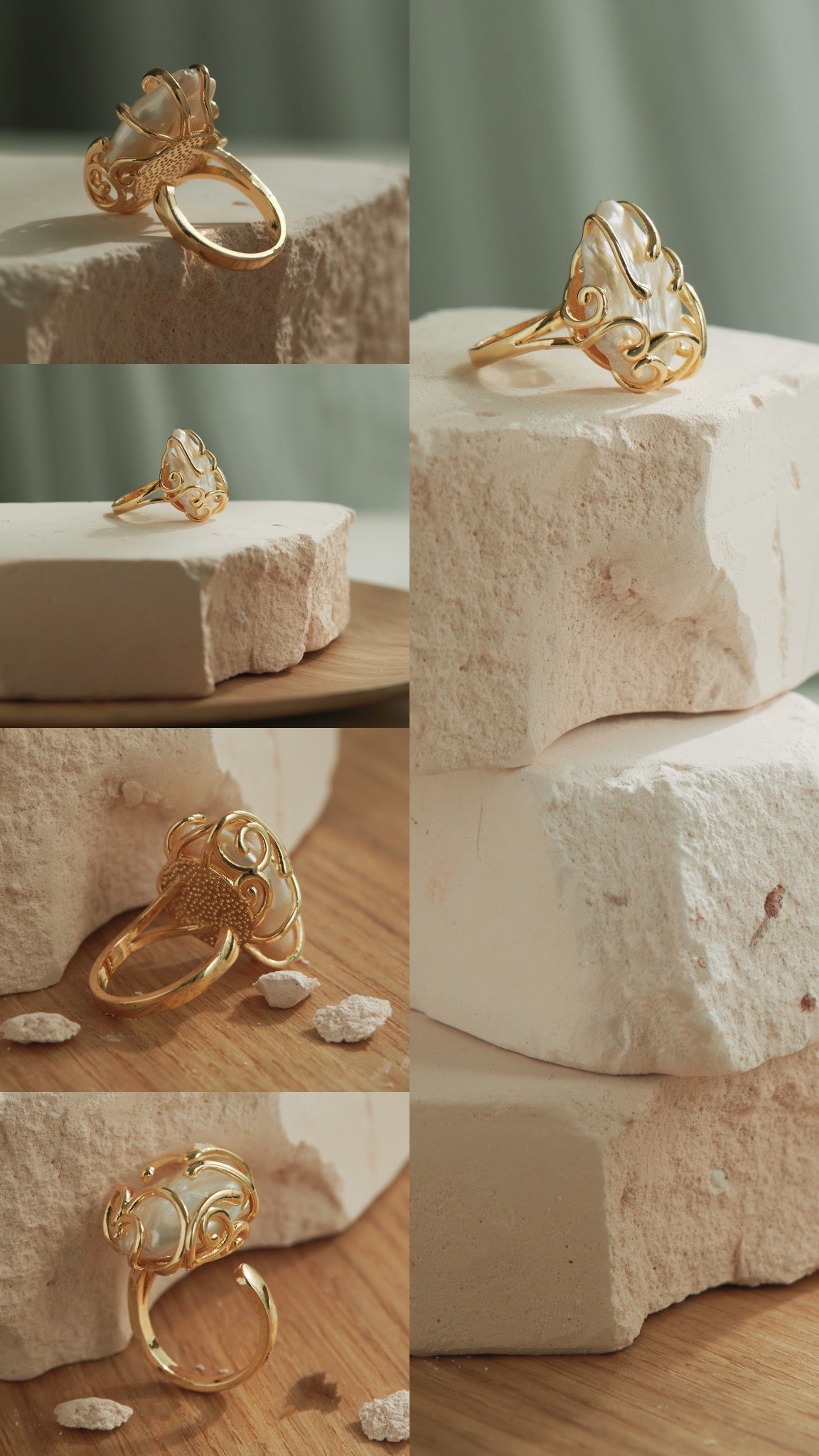 Baroque Embrace Ring - NaNaMaLa Boutique