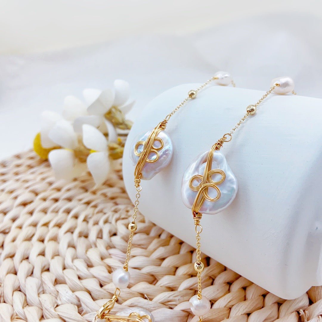 Baroque Pearl Necklace - NaNaMaLa Boutique