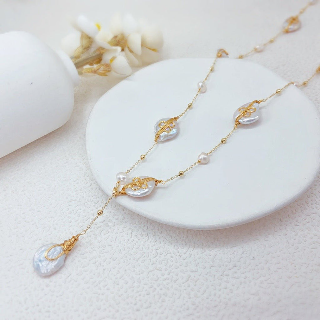 Baroque Pearl Necklace - NaNaMaLa Boutique