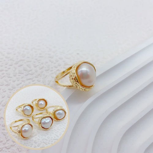 Bay of Sunset Pearl Ring - NaNaMaLa Boutique