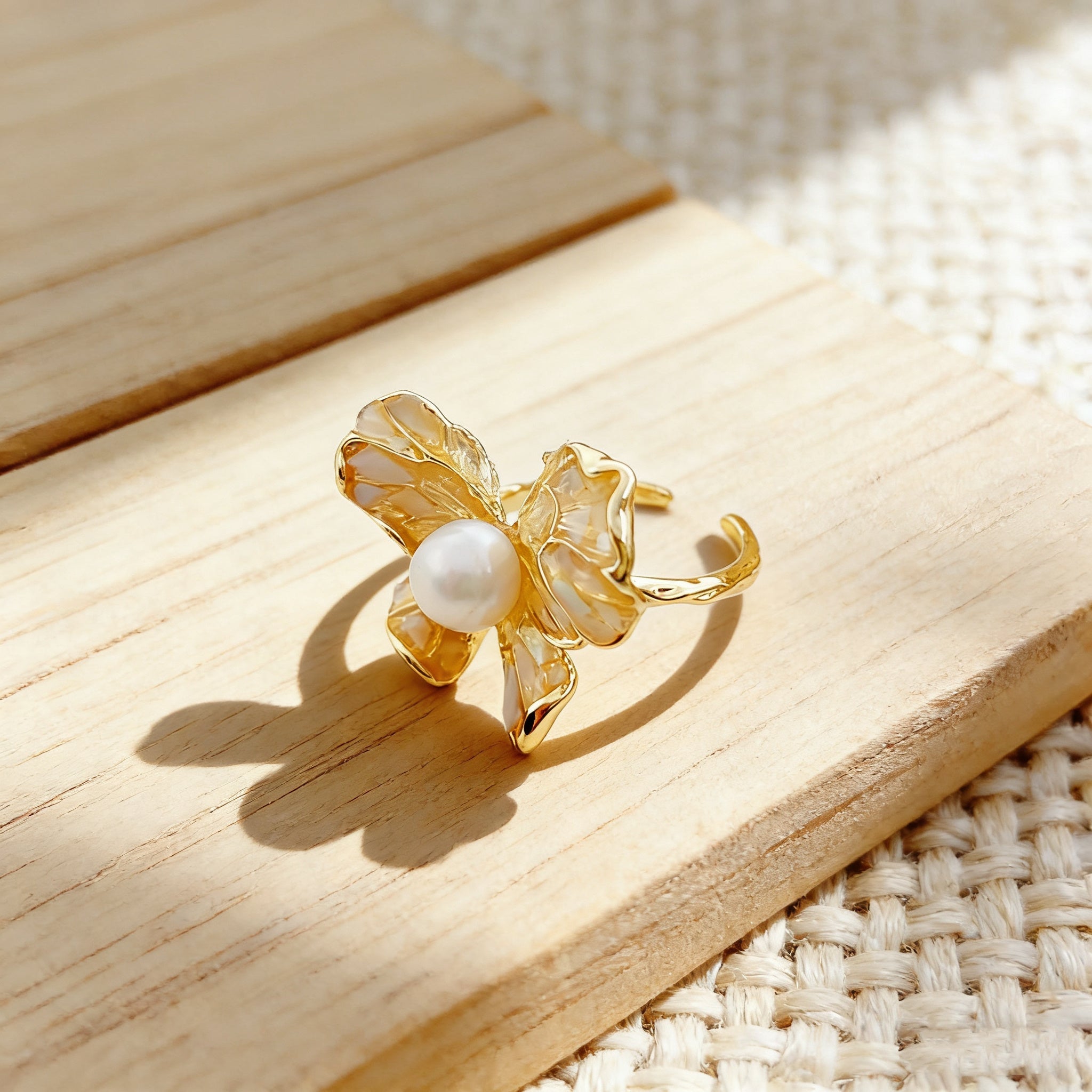 Dawn Glow Butterfly Flame Ring - NaNaMaLa Boutique