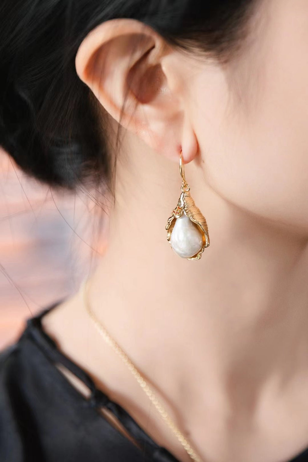 Exquisite Floral - Inspired Pearl Earring - NaNaMaLa Boutique