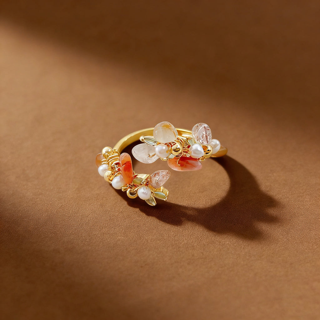 Garden of Dream - Gathering Pearl Ring - NaNaMaLa Boutique
