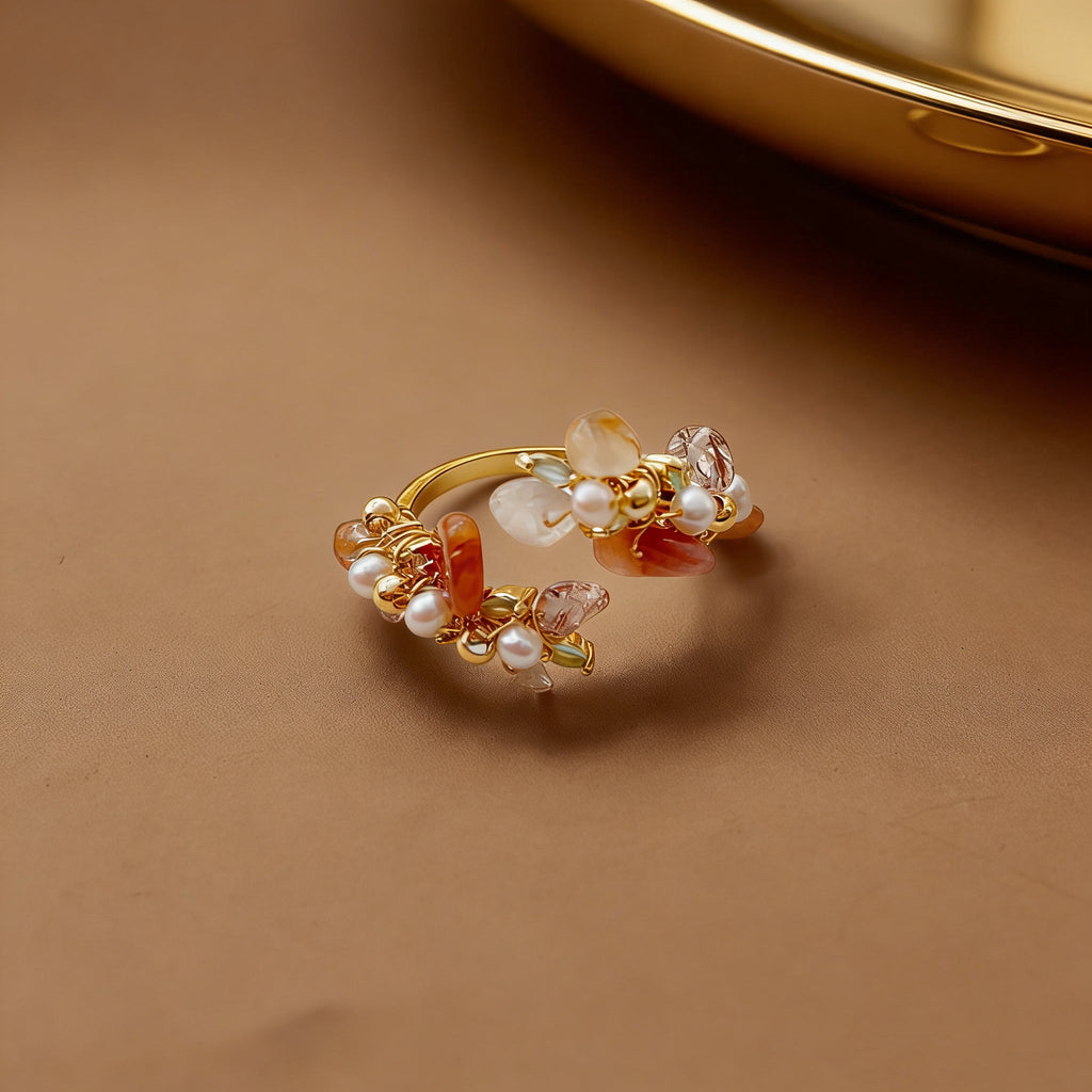 Garden of Dream - Gathering Pearl Ring - NaNaMaLa Boutique