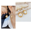Graceful Flow Baroque Pearl Earrings - NaNaMaLa Boutique