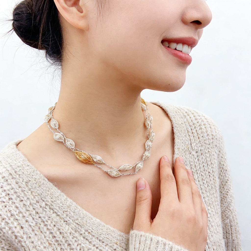 Handcrafted Woven Time Pearl Necklaces - NaNaMaLa Boutique