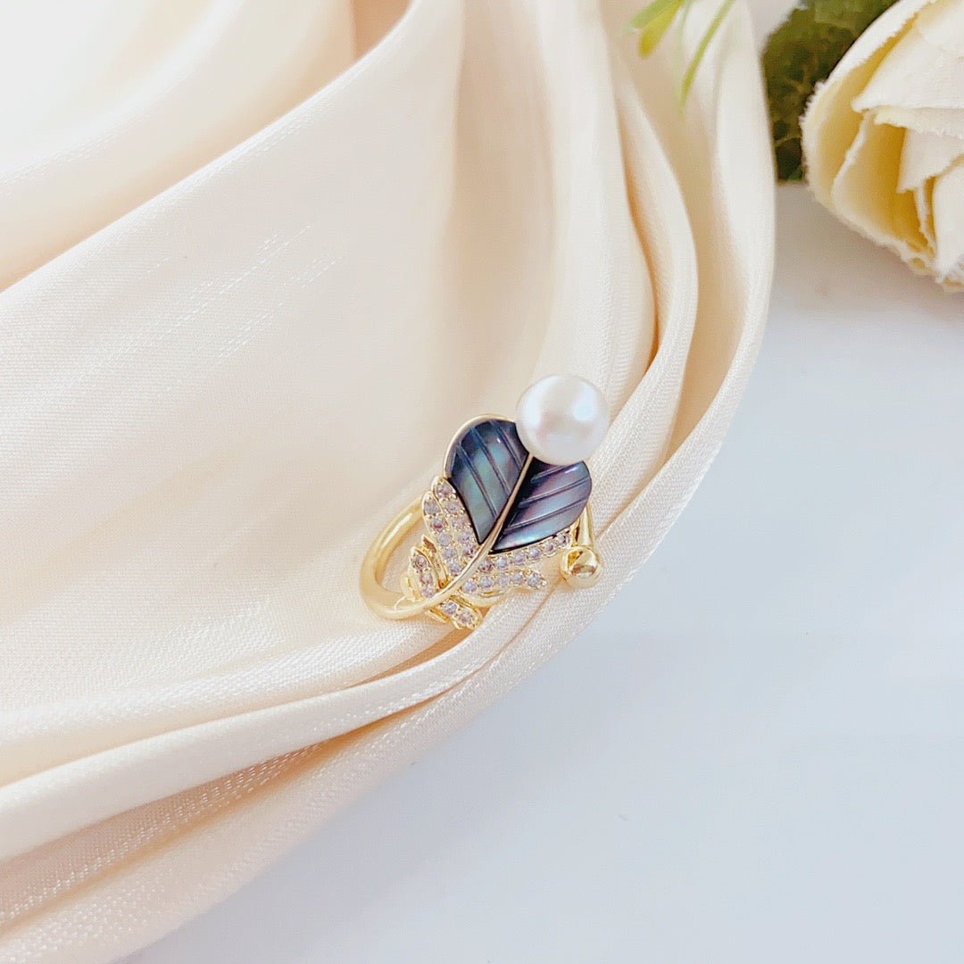 Ink Mist Pearl Ring - NaNaMaLa Boutique