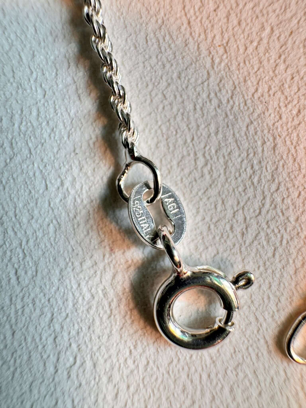 Italy Made Man's Silver Chain — 925 Sterling Silver Rope Chain - NaNaMaLa Boutique