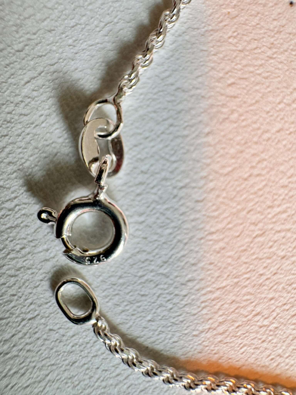 Italy Made Man's Silver Chain — 925 Sterling Silver Rope Chain - NaNaMaLa Boutique