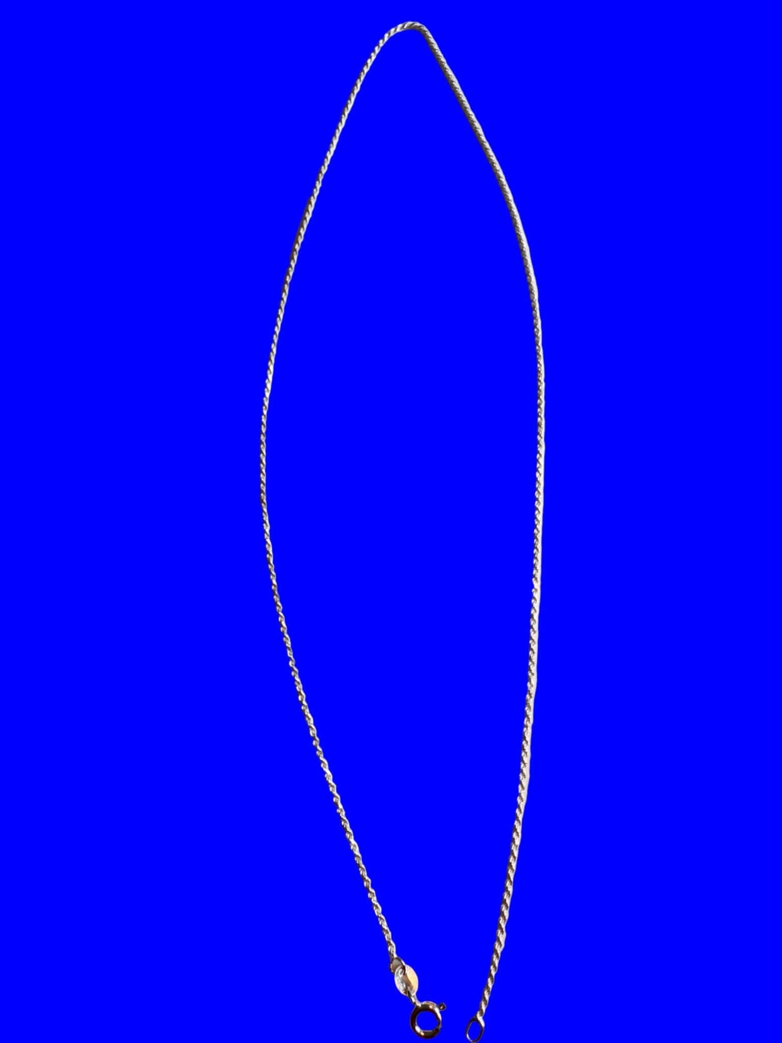 Italy Made Man's Silver Chain — 925 Sterling Silver Rope Chain - NaNaMaLa Boutique