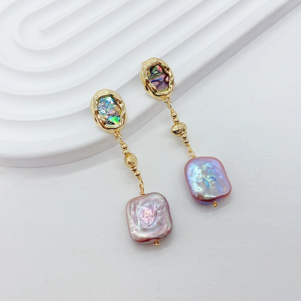 Limited Edition Iridescent Pearl Stud Earrings - NaNaMaLa Boutique