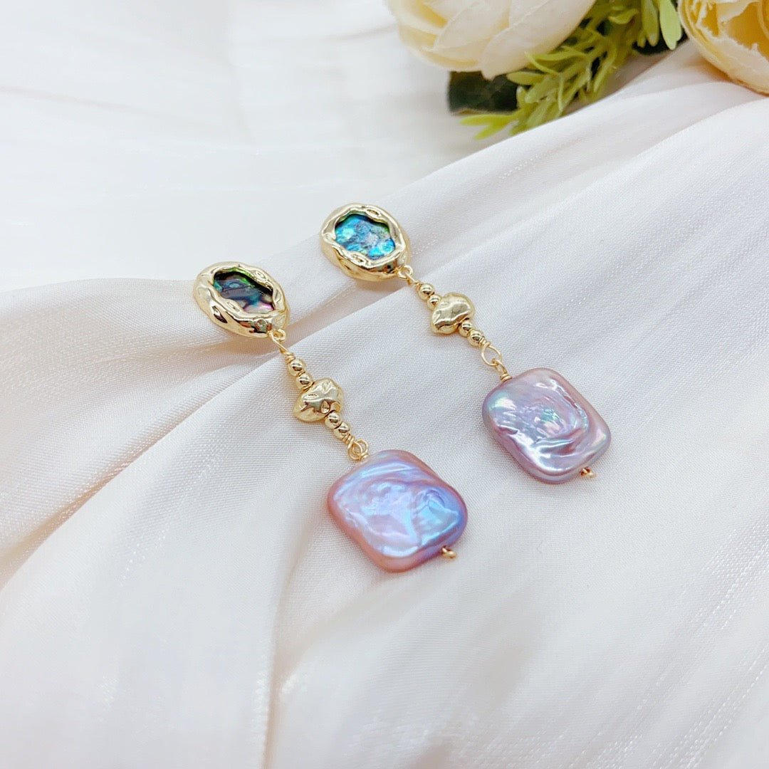 Limited Edition Iridescent Pearl Stud Earrings - NaNaMaLa Boutique