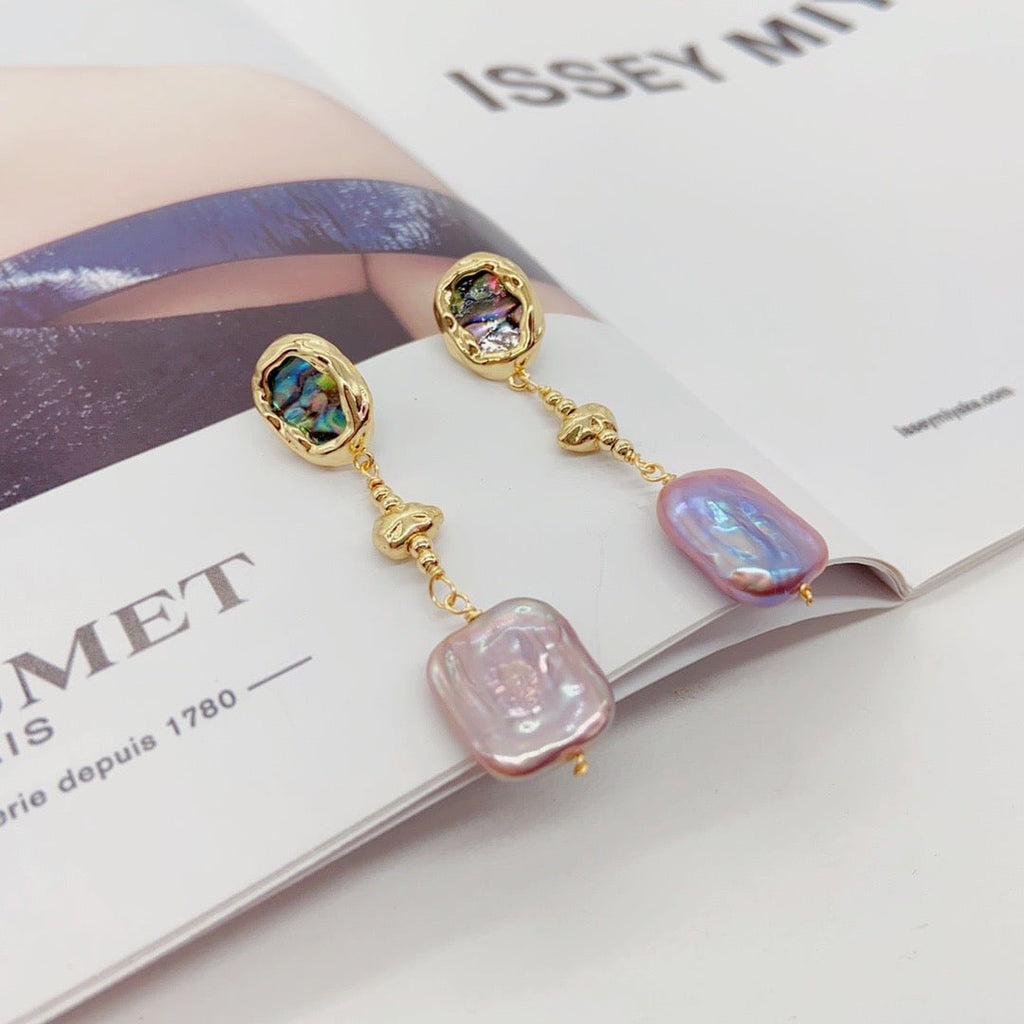 Limited Edition Iridescent Pearl Stud Earrings - NaNaMaLa Boutique