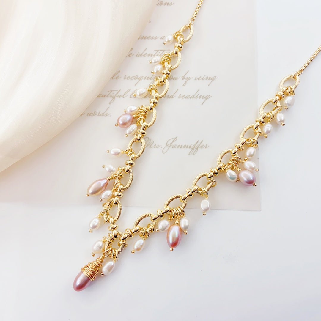 Luminous Glow Pearl Necklace - NaNaMaLa Boutique