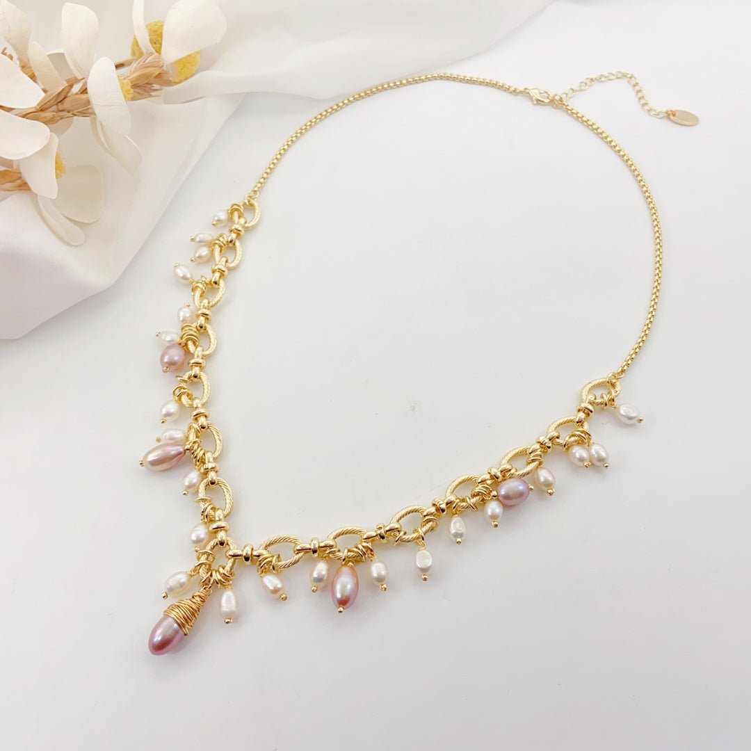 Luminous Glow Pearl Necklace - NaNaMaLa Boutique