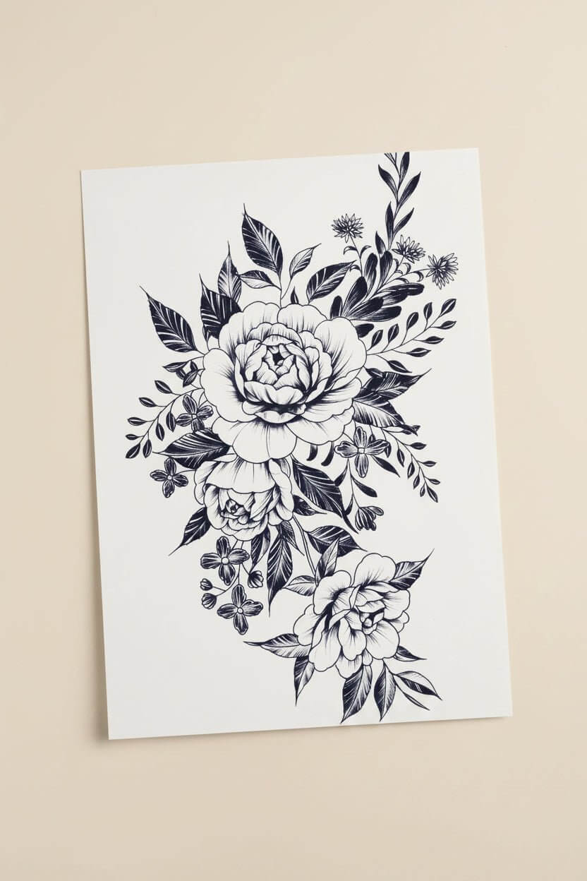 Nature's Mark — Herbaceous Temporary Tattoo - NaNaMaLa Boutique