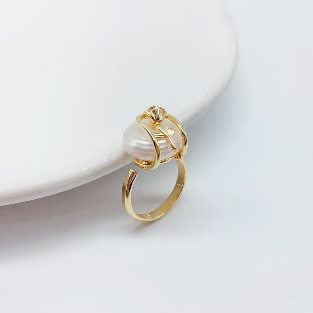 Rose of the Prince Pearl Ring - NaNaMaLa Boutique