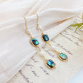 Shimmering Ocean Abalone Shell Earrings - NaNaMaLa Boutique