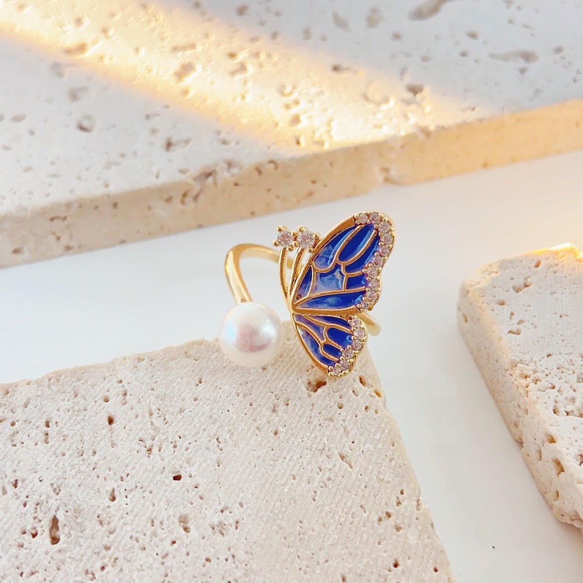 Starlit Garden Pearl Ring - NaNaMaLa Boutique