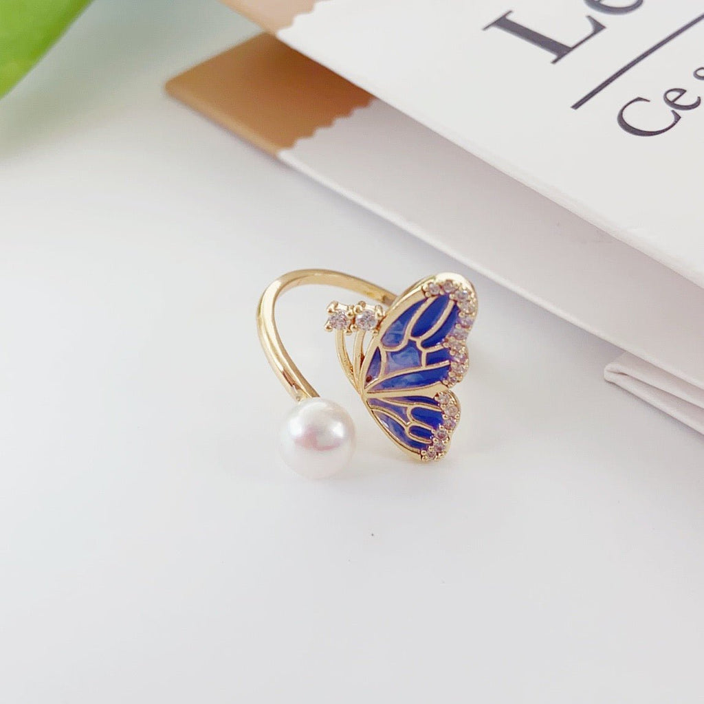 Starlit Garden Pearl Ring - NaNaMaLa Boutique