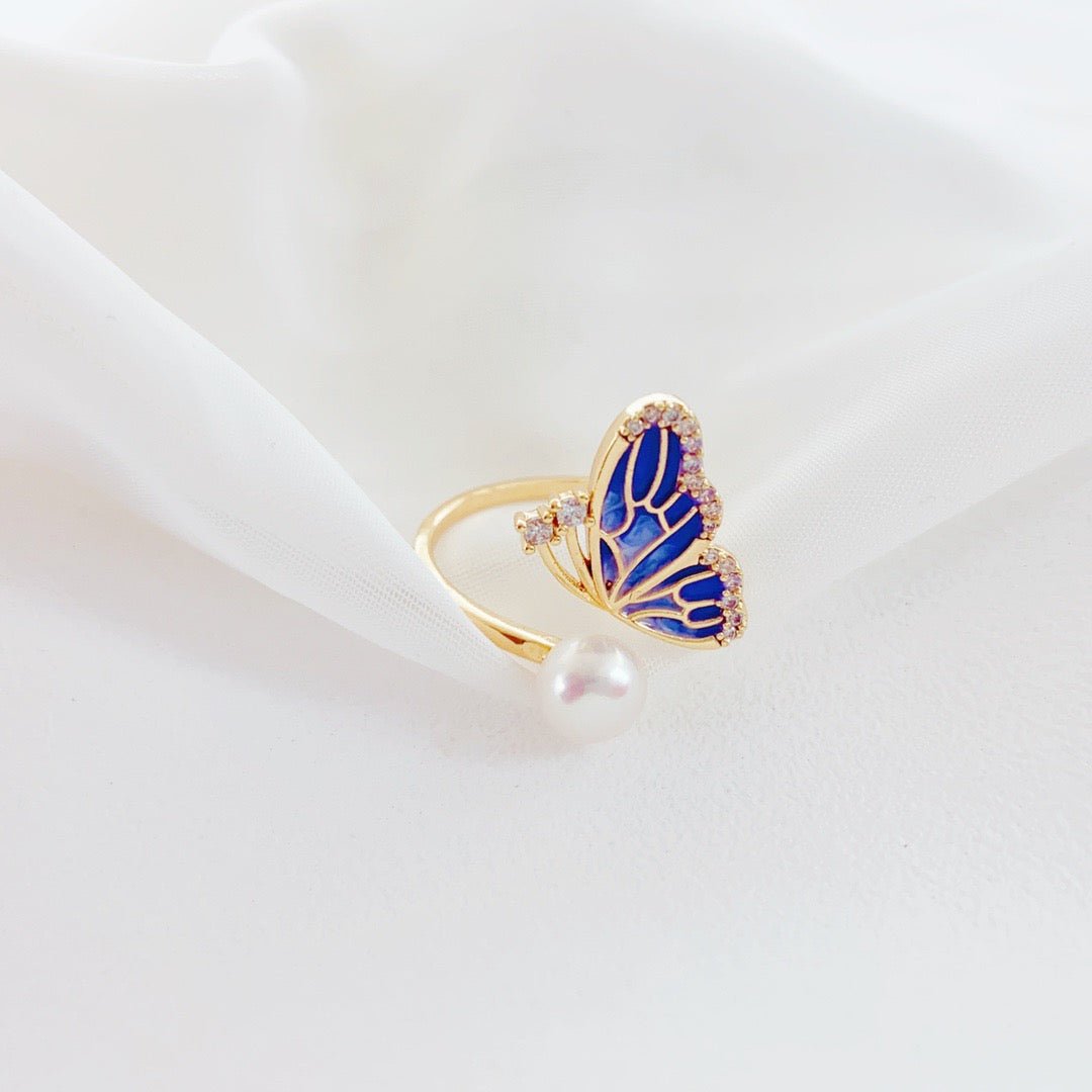 Starlit Garden Pearl Ring - NaNaMaLa Boutique
