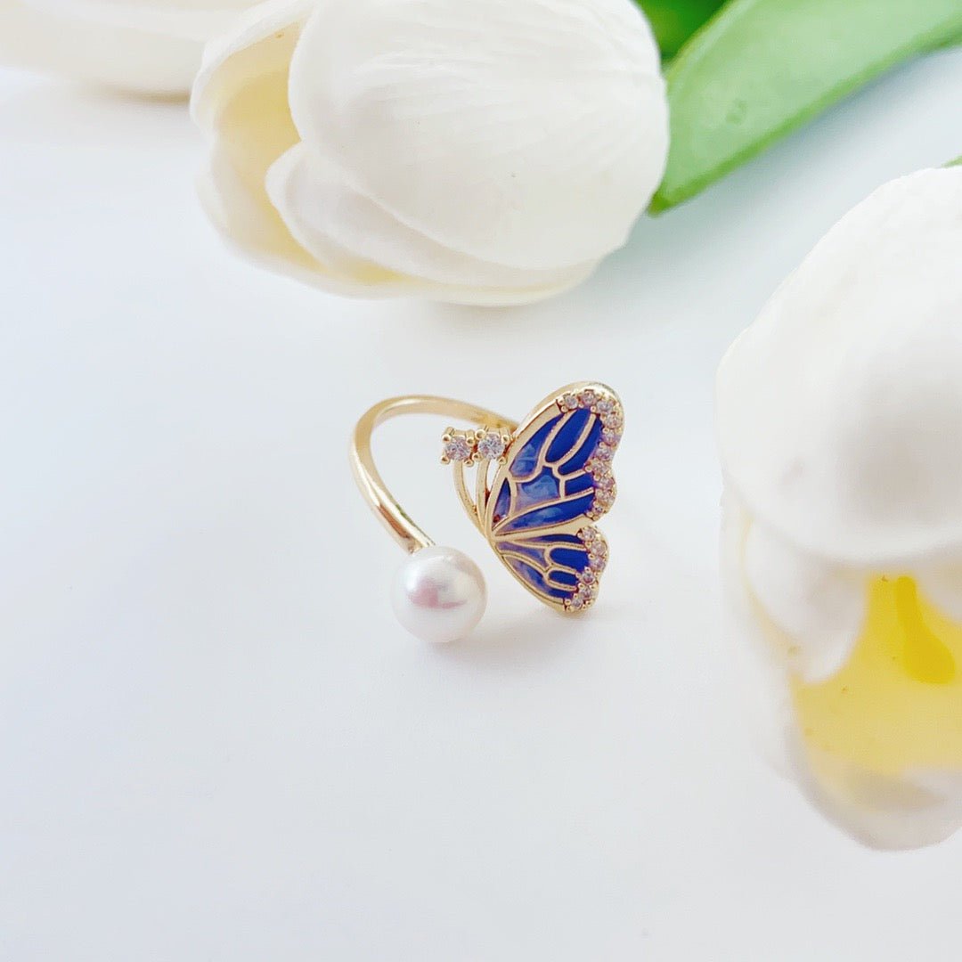 Starlit Garden Pearl Ring - NaNaMaLa Boutique