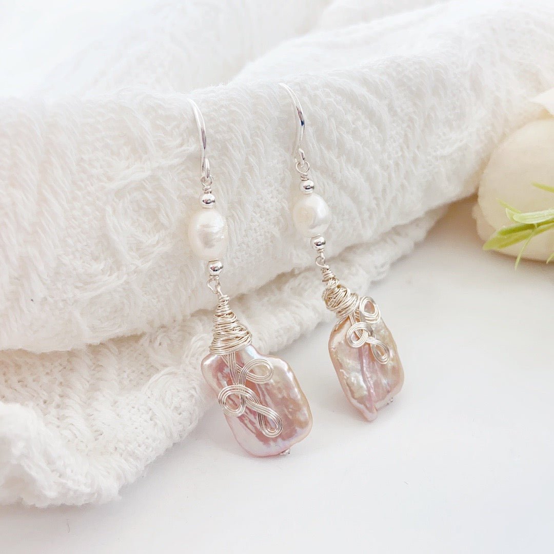 Thames Moonlight Baroque Earrings - NaNaMaLa Boutique