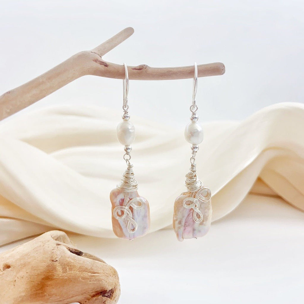 Thames Moonlight Baroque Earrings - NaNaMaLa Boutique