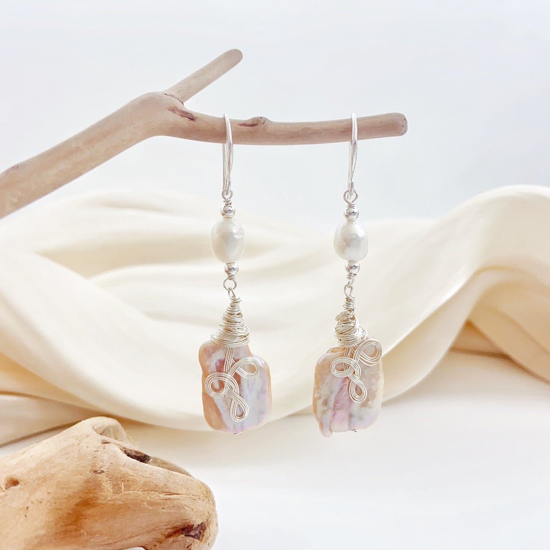 Thames Moonlight Baroque Earrings - NaNaMaLa Boutique