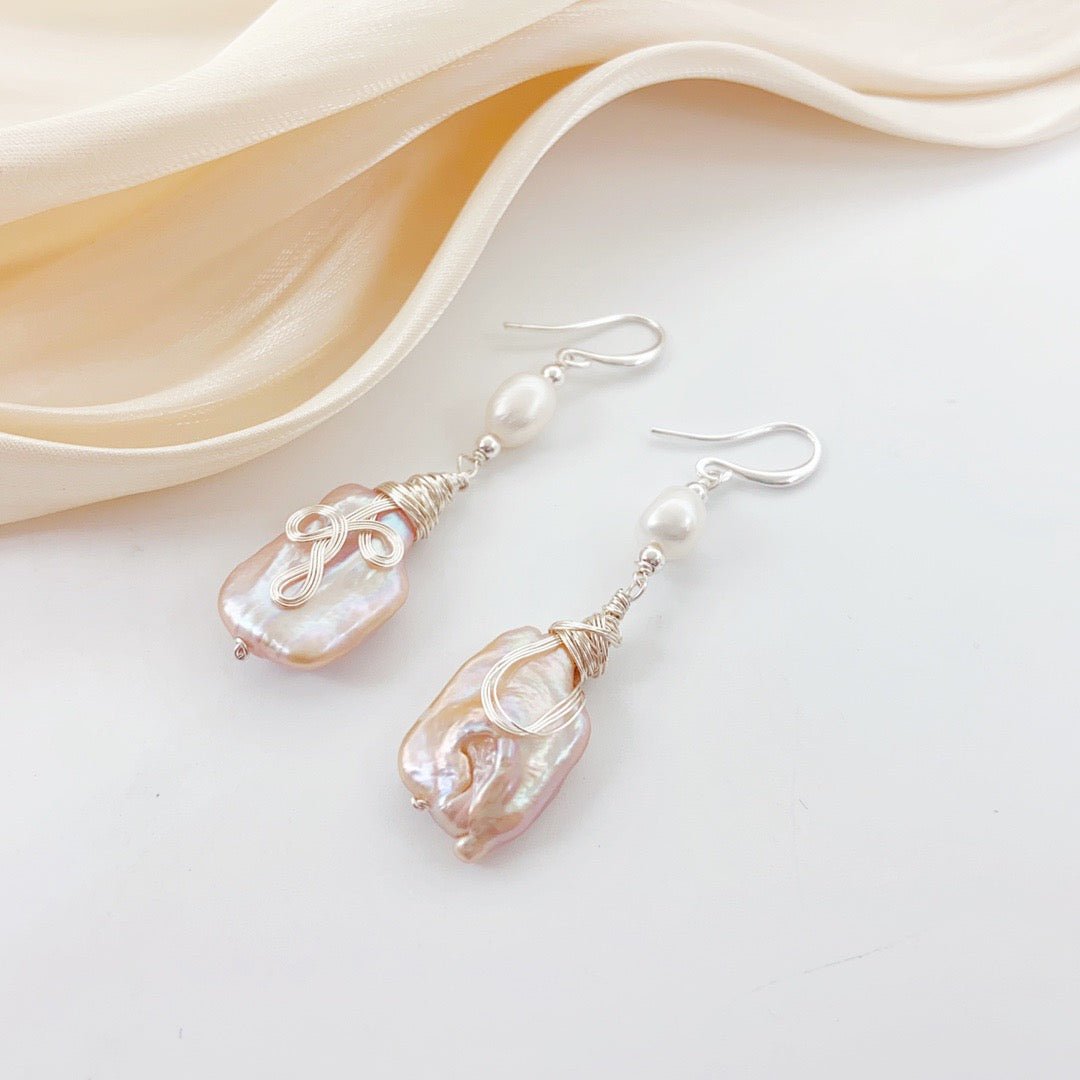 Thames Moonlight Baroque Earrings - NaNaMaLa Boutique