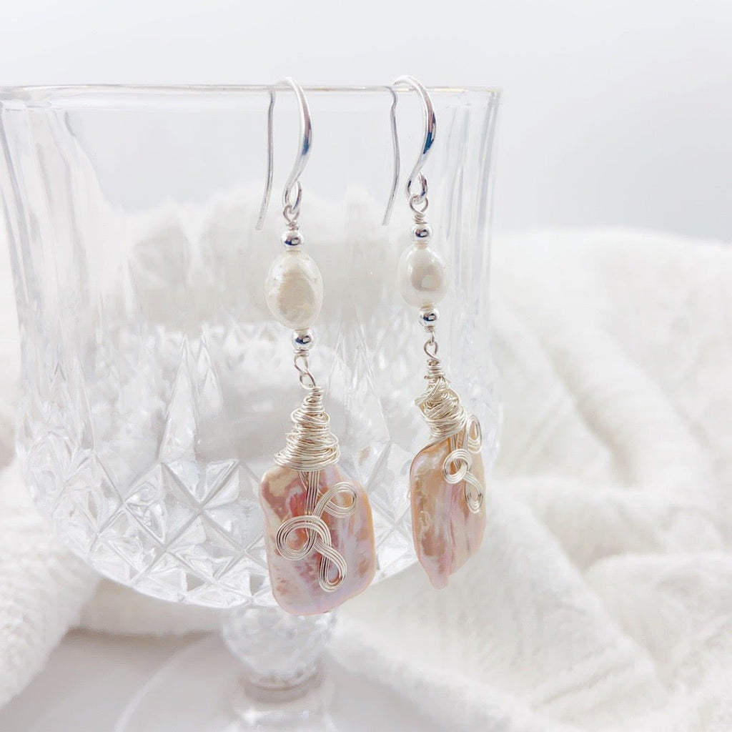 Thames Moonlight Baroque Earrings - NaNaMaLa Boutique