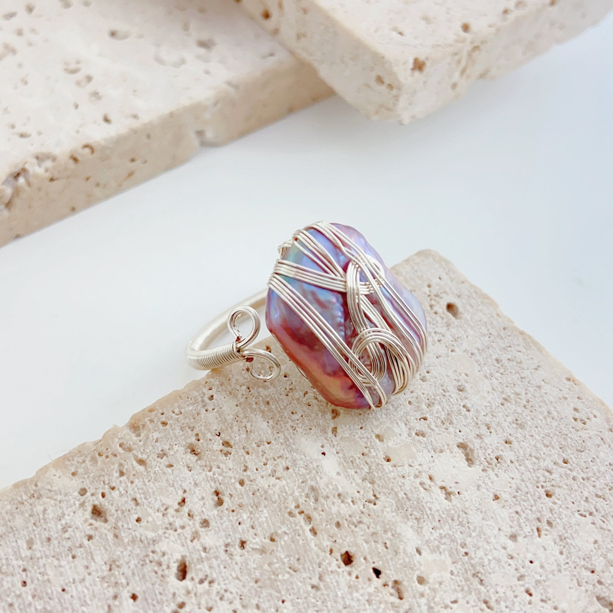 Thames Moonlight Pearl Ring - NaNaMaLa Boutique