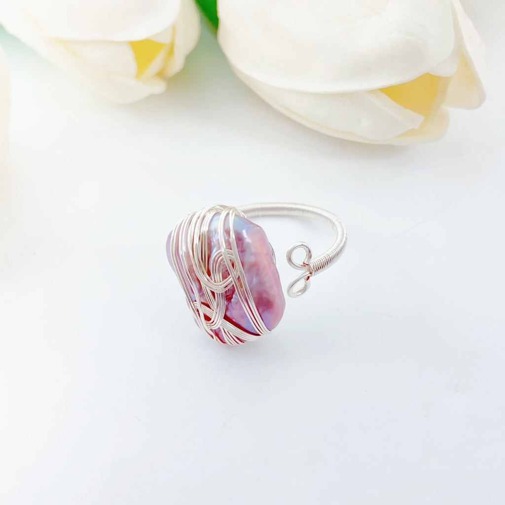 Thames Moonlight Pearl Ring - NaNaMaLa Boutique
