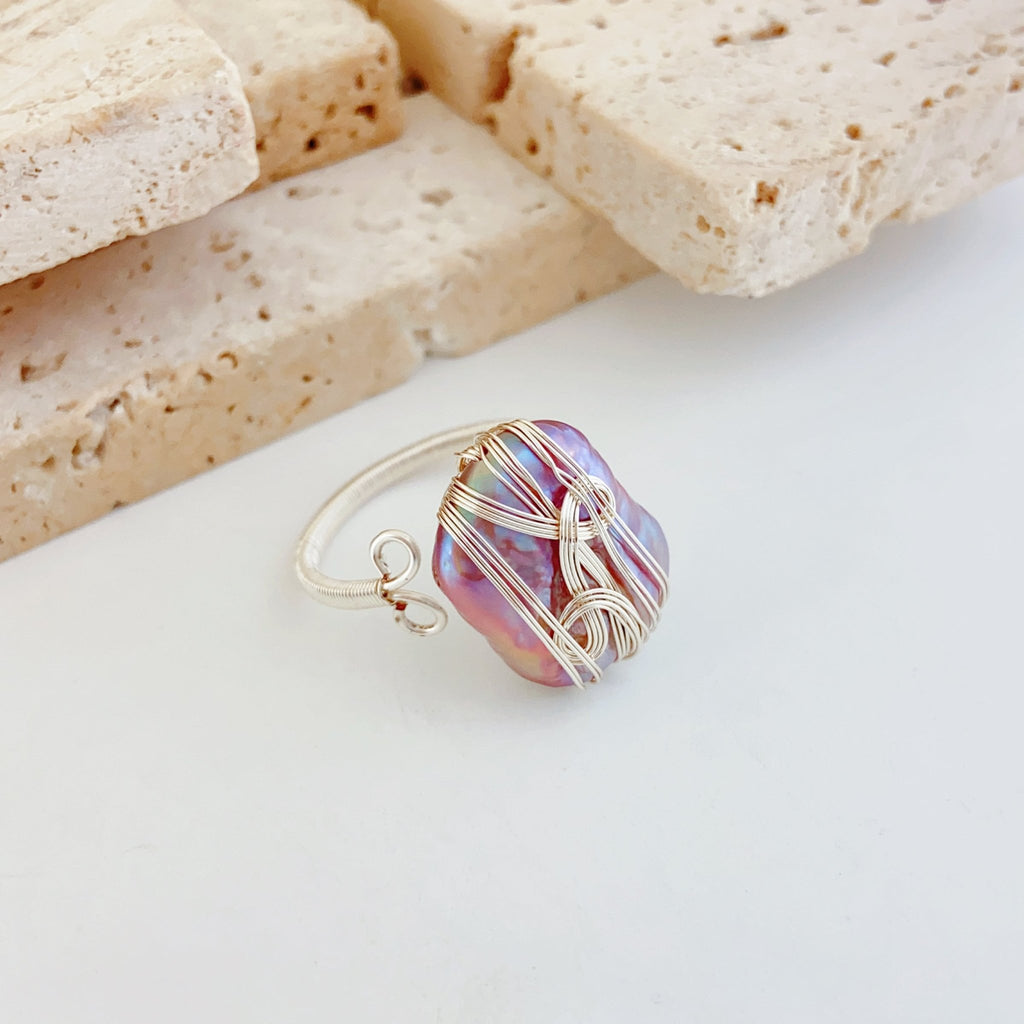Thames Moonlight Pearl Ring - NaNaMaLa Boutique