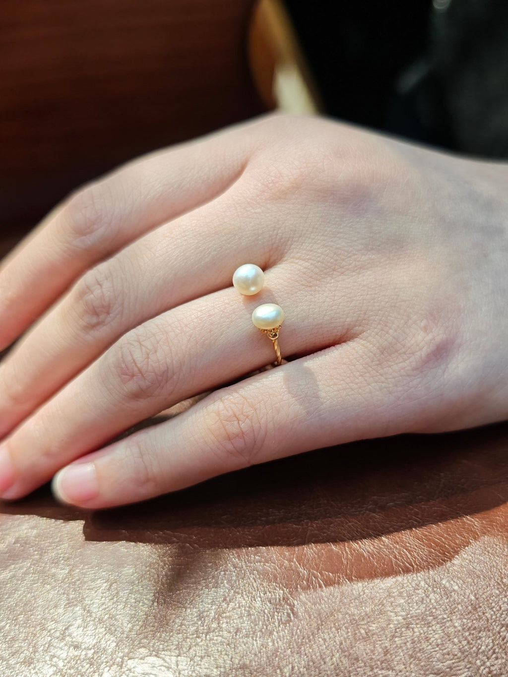 Versatile Dual Pearl Ring - NaNaMaLa Boutique