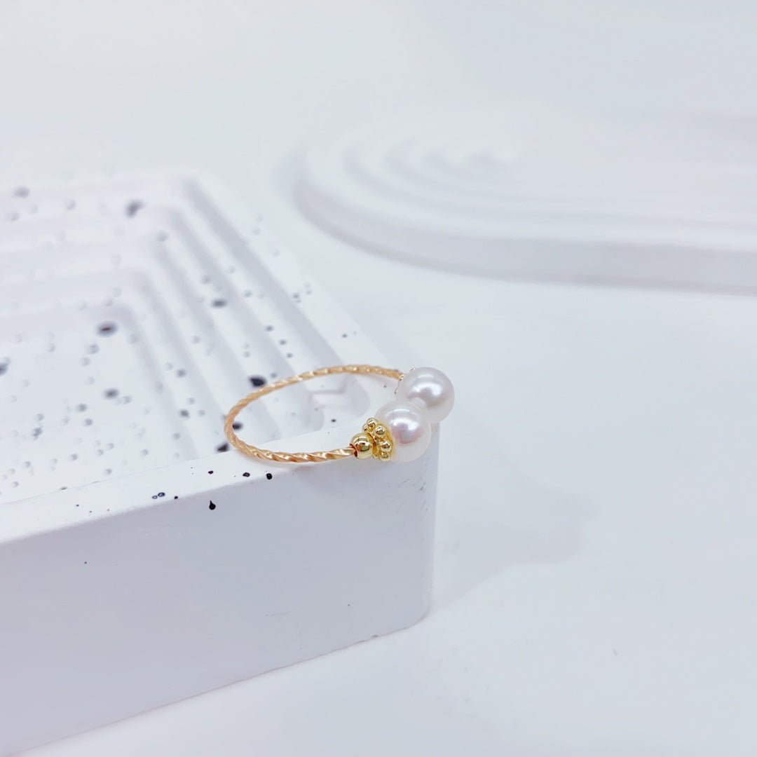 Versatile Dual Pearl Ring - NaNaMaLa Boutique