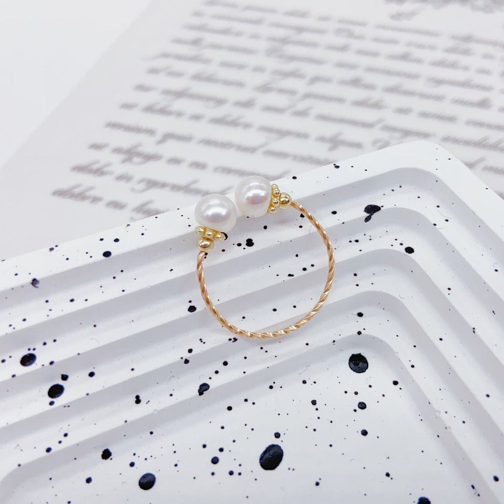 Versatile Dual Pearl Ring - NaNaMaLa Boutique