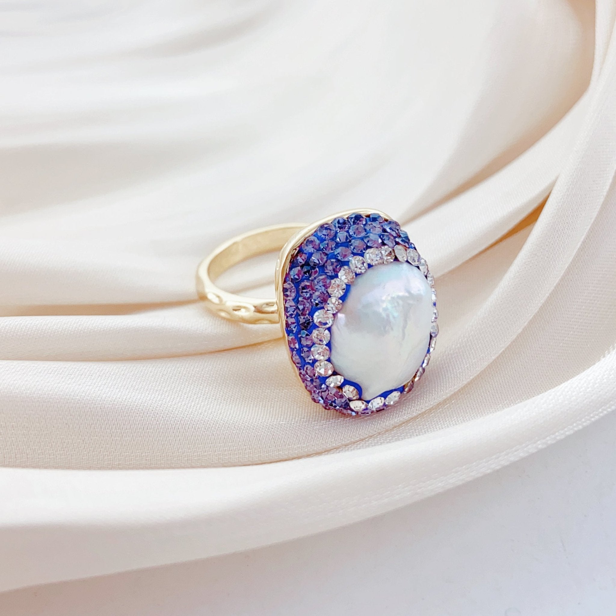 Violet Harbor Pearl Ring - NaNaMaLa Boutique
