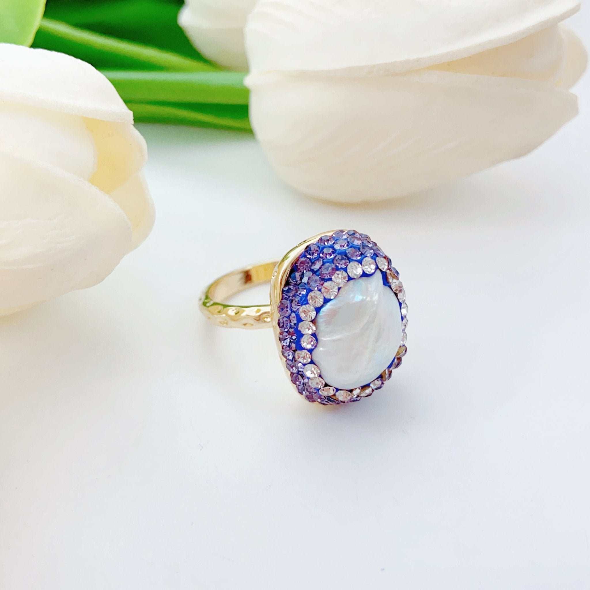 Violet Harbor Pearl Ring - NaNaMaLa Boutique