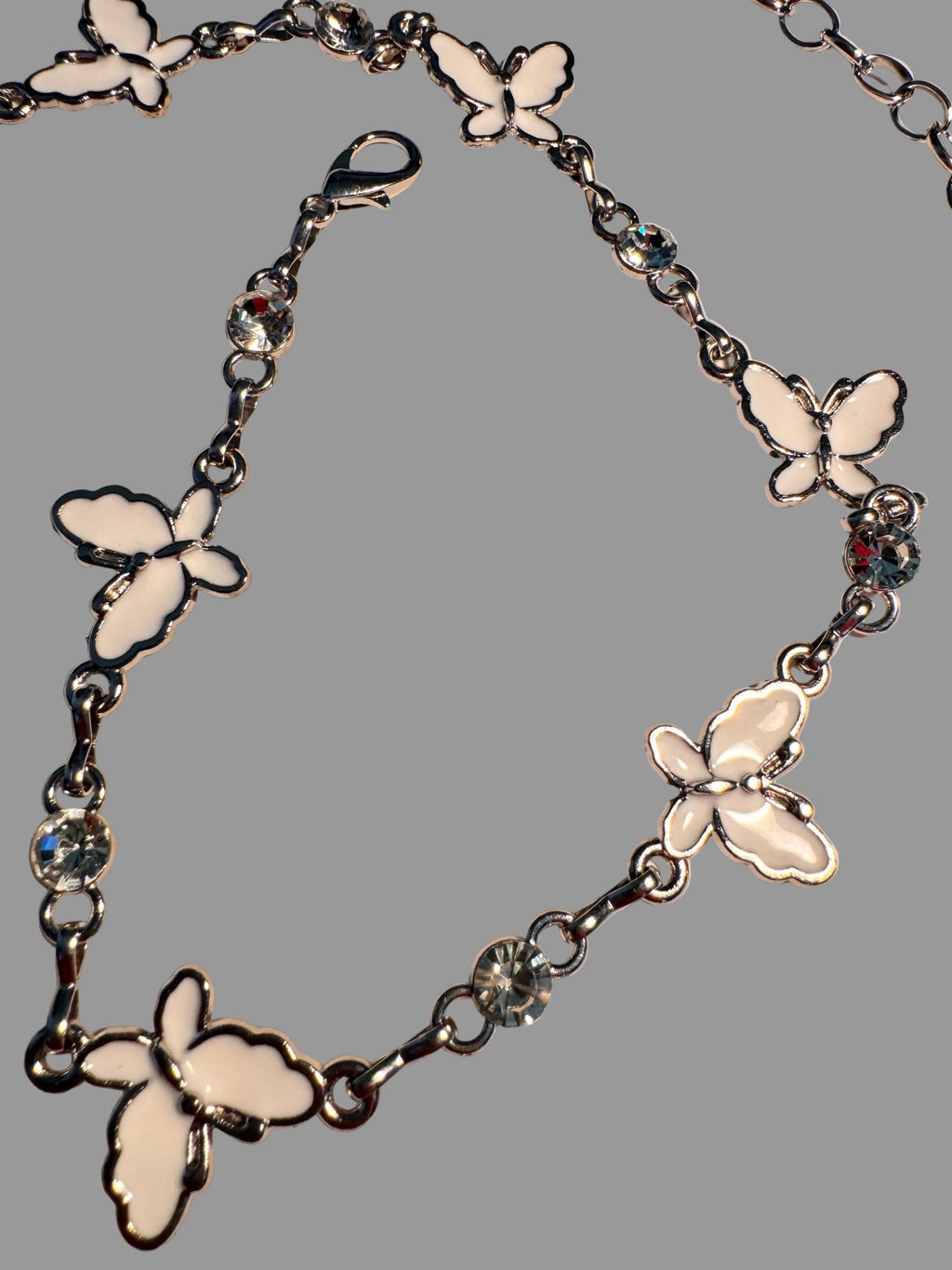 Women's Dress Belt – White Stainless Steel | Lobster Claw Clasp | Adjustable 35"–50" - NaNaMaLa Boutique