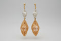 Woven Time Pearl Stud Earrings - NaNaMaLa Boutique